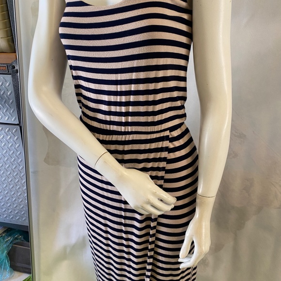 Barneys New York Sleeveless Striped Maxi Dress, XS - Picture 2 of 7